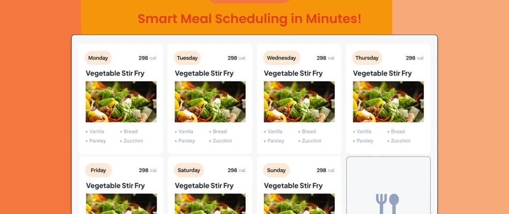 How I Built Schedulicious: A Meal Planning Web App