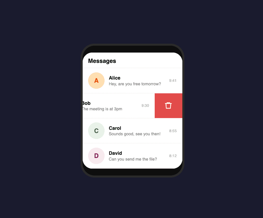 How to Implement Swipe-to-Delete in React Native: A Step-by-Step Tutorial